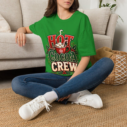 Hot Cocoa Crew T‑Shirt — Cozy Holiday Hot Chocolate Graphic Tee