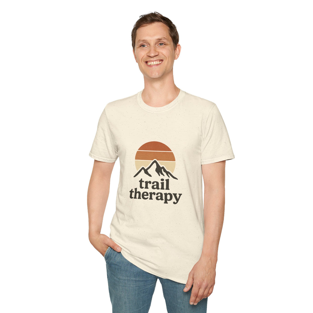 Mountain Therapy Sunset T‑Shirt — Retro Nature Adventure Tee - Trending Now - August 2026