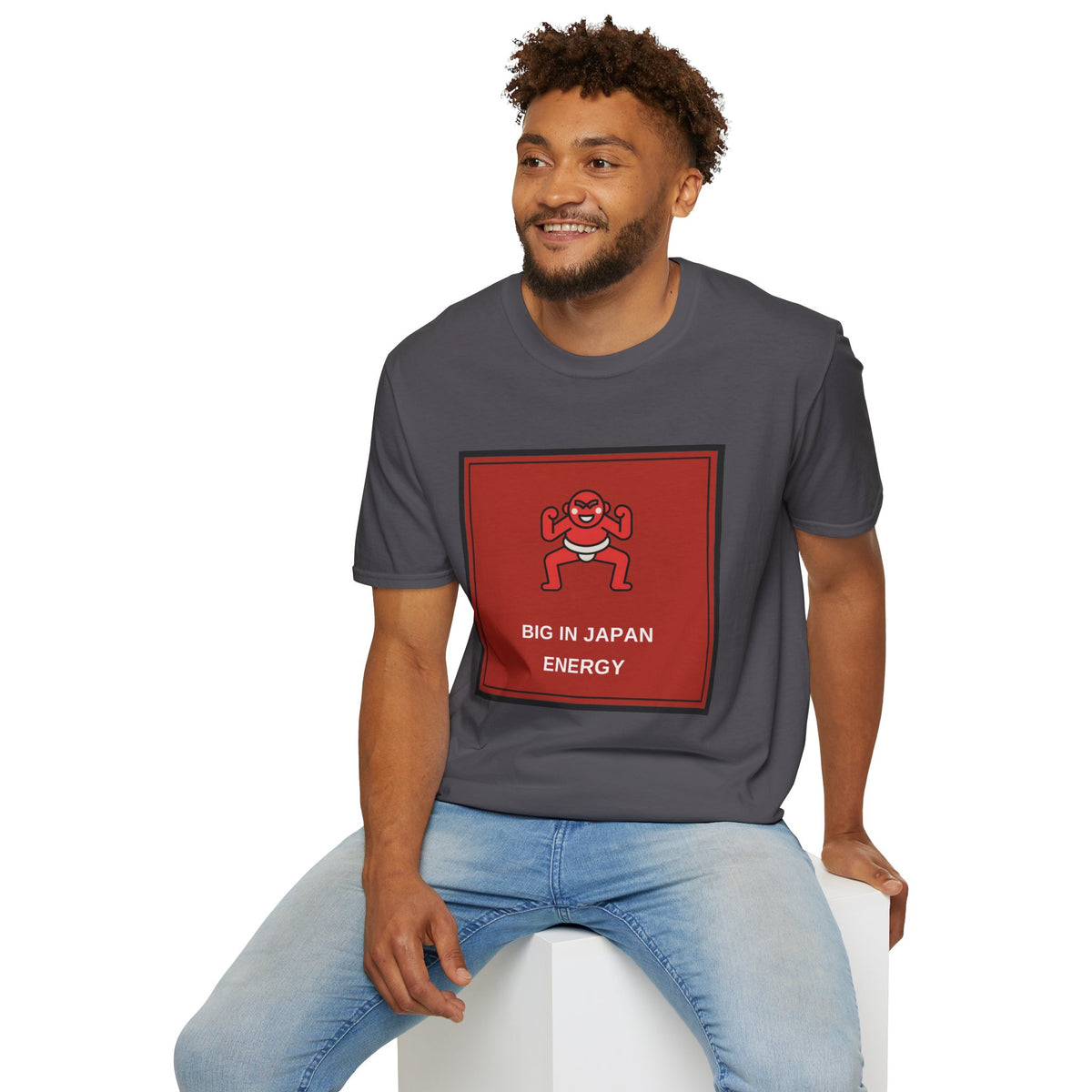 T-Shirt — "Big in Japan Energy" Red Graphic Tee - Trending Now - August 2026