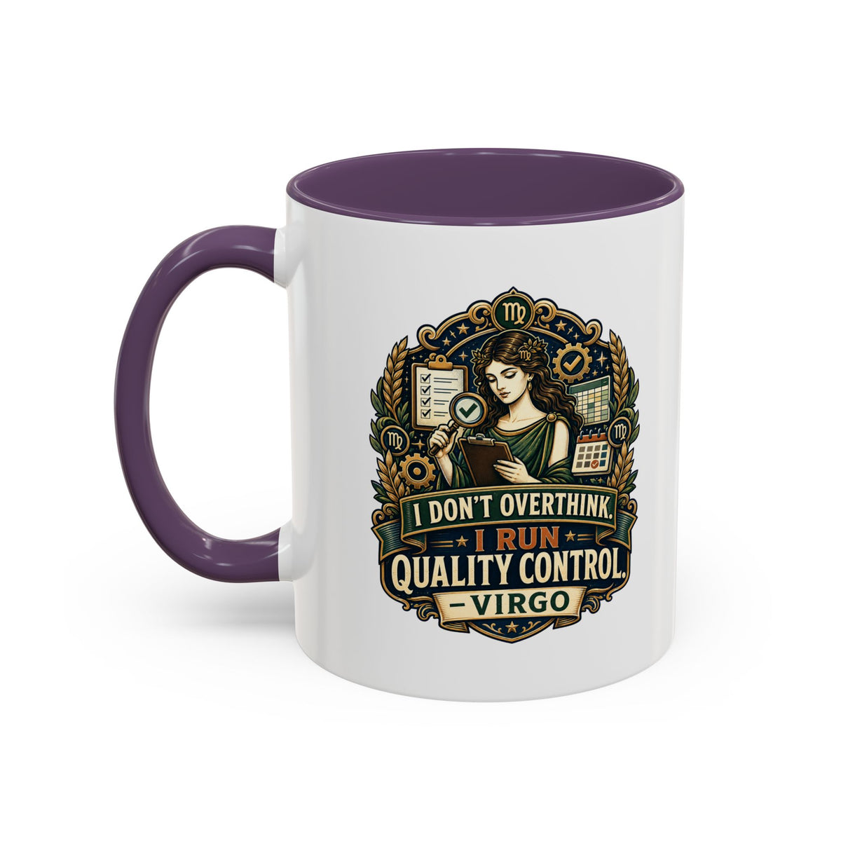 Zodiac Virgo Accent Coffee Mug