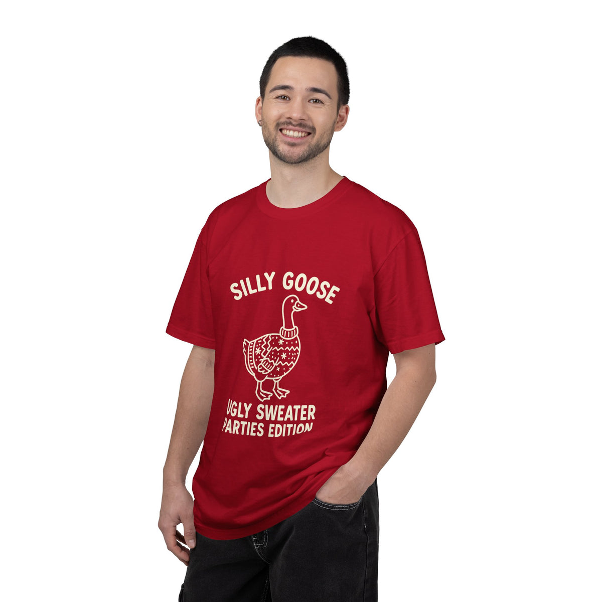 Silly Goose Ugly Sweater Parties Edition T-Shirt - Trending Now - October 2026
