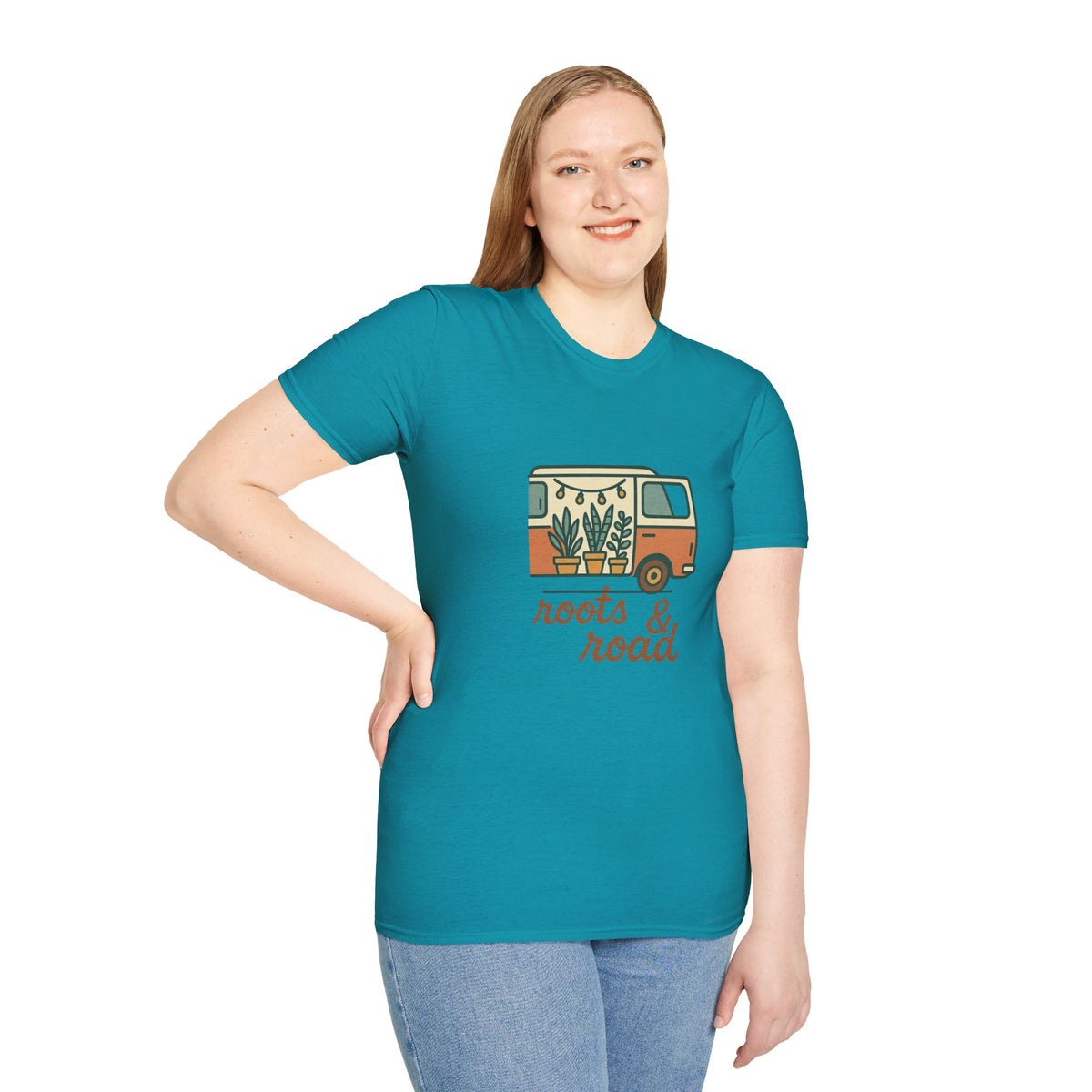 Roots & Road Camper Van T‑Shirt — Vintage Boho Adventure Tee - Trending Now - August 2026