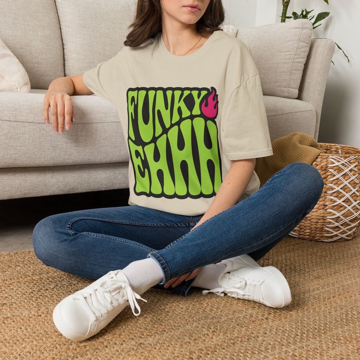 Funky Chili T-Shirt — Retro Psychedelic Green Flame Graphic Tee - Trending Now - August 2026