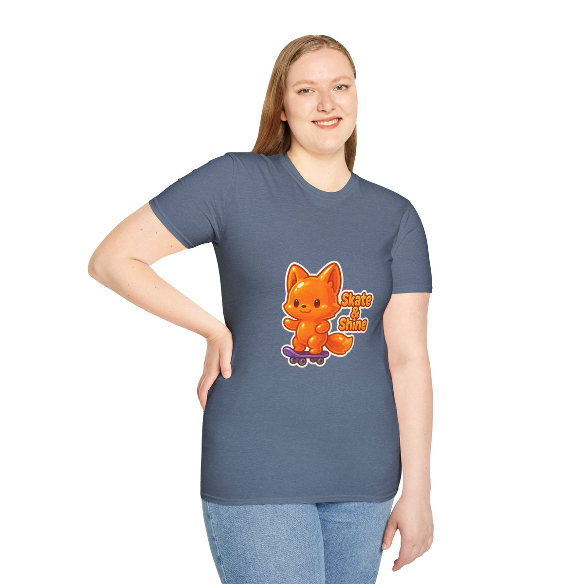 Cute Orange Fox Skateboard T-Shirt — "Gotta Skate" Graphic Tee - Trending Now - October 2026