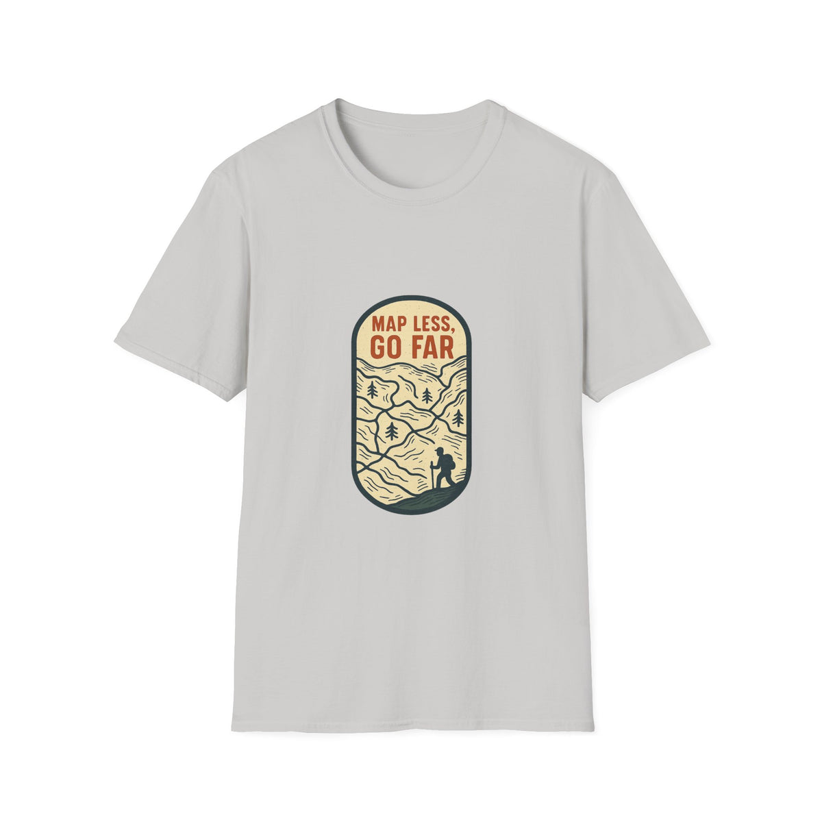 Map Less Go Far T‑Shirt — Vintage Adventure Travel Tee - Trending Now - August 2026
