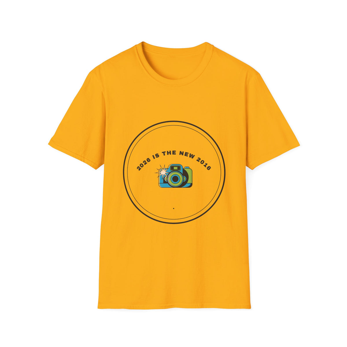 2026 Is The New 2018 T-Shirt — Vintage Camera Graphic Tee - Trending Now - September 2026