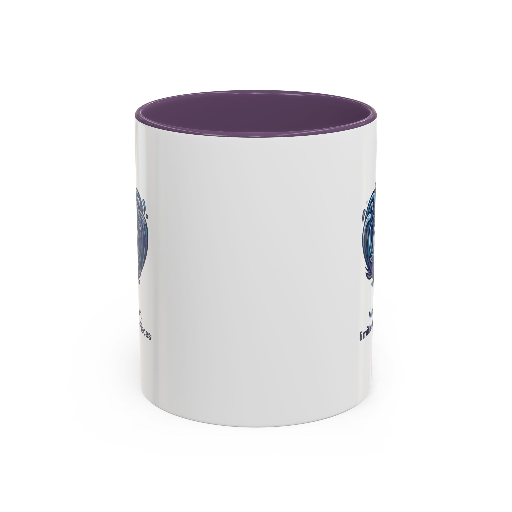 Pisces Heart Coffee Mug — "Mutable heart, limitless love" Zodiac Gift