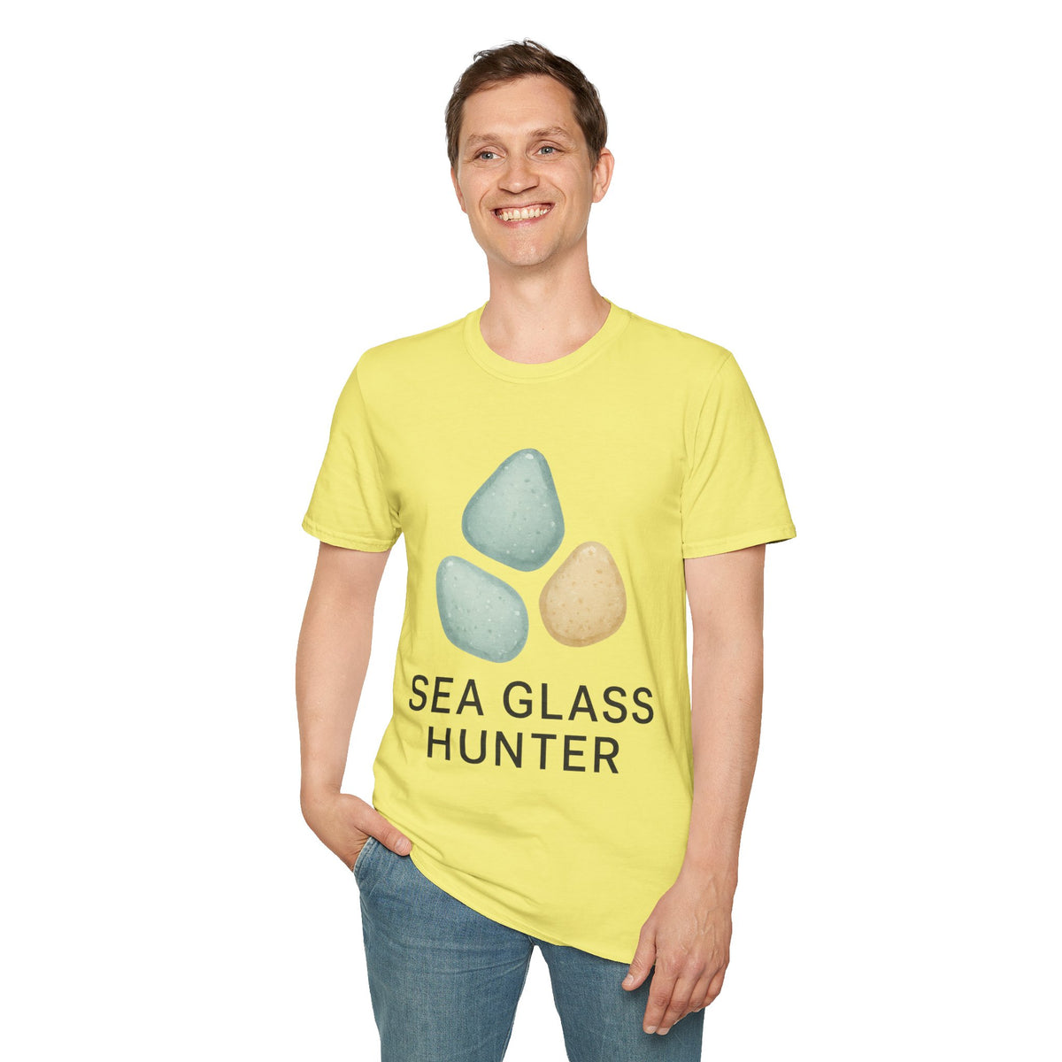 Aesthetic Sea Glass Hunter Beach Graphic Tee - Trending Now - September 2026