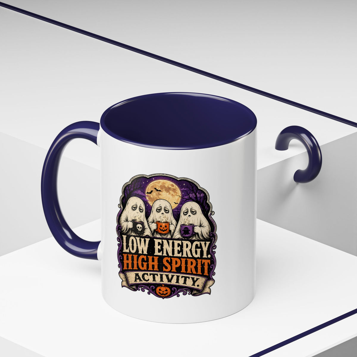 Halloween  Low Energy High Spirit Accent Coffee Mug