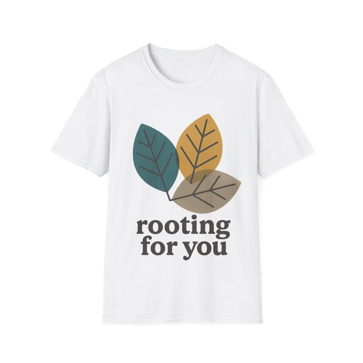 Leaf Trio T-Shirt — 'Rooting for You' Botanical Graphic Tee - Trending Now - September 2026