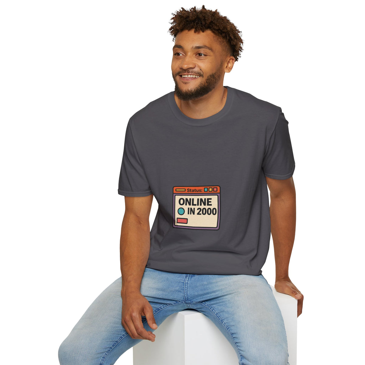 Online in 2000 Y2K Retro T-Shirt - Trending Now - October 2026