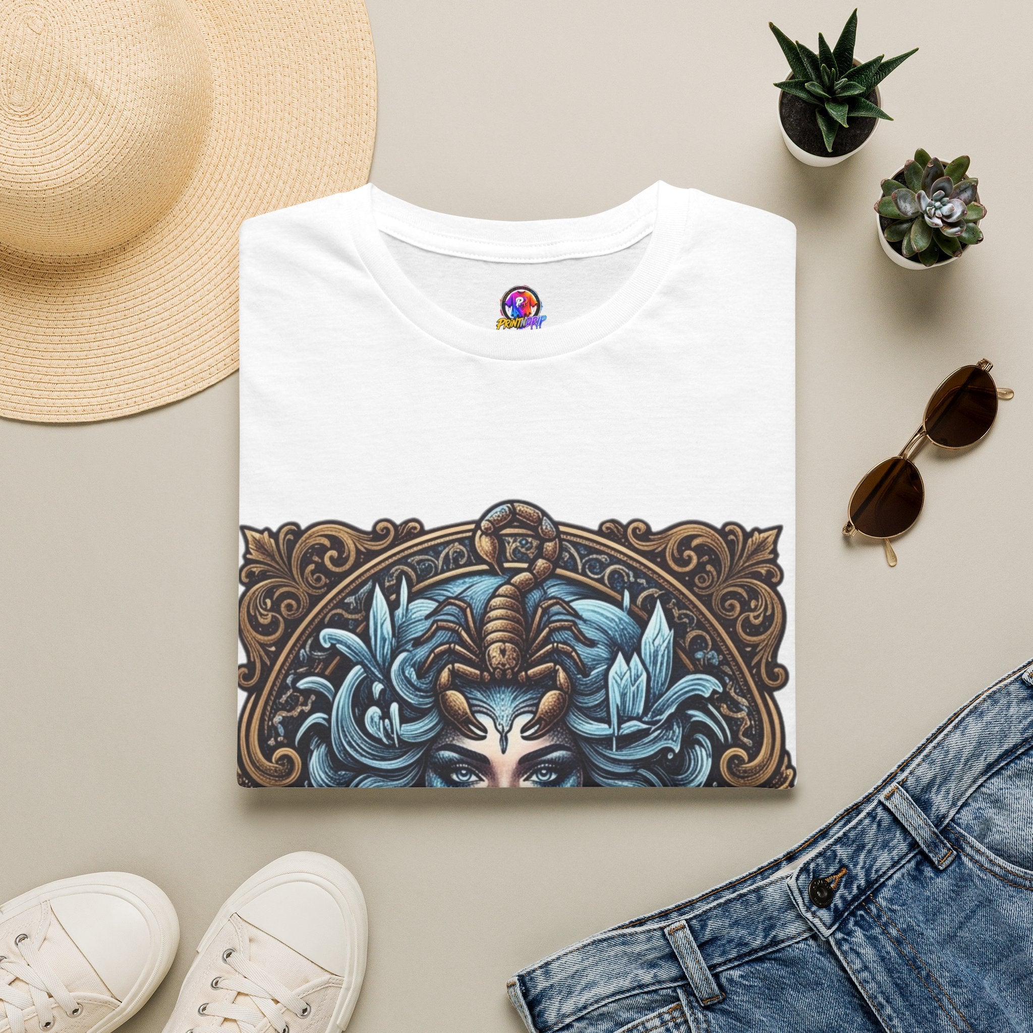 Scorpio Astrology T-Shirt — "Beautifully Intense" Zodiac Graphic Tee