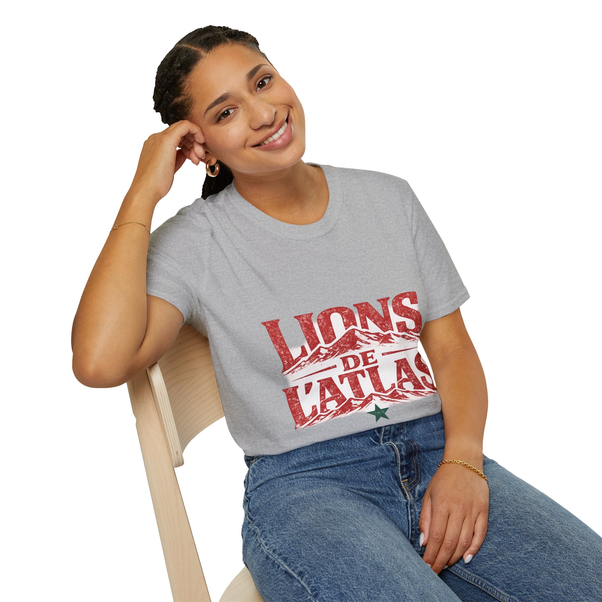 Morocco Lions de Atlas T-Shirt — Vintage Moroccan Atlas Mountain Graphic Tee