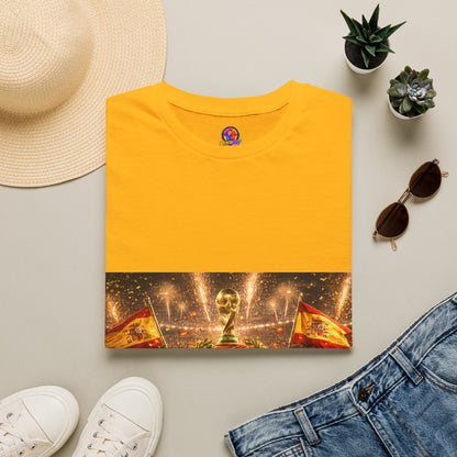 World Cup Champions T-Shirt — Spanish Football Victory Design