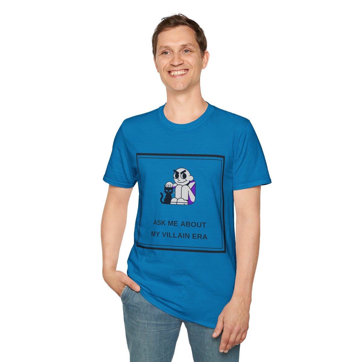 T-Shirt — "Ask Me About My Villain Era" Graphic Tee (Cute Villain Skull Design) - Trending Now - August 2026