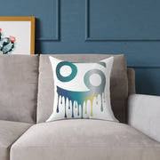 Cancer Zodiac Drip Pillow — Astrological Sign Home Decor