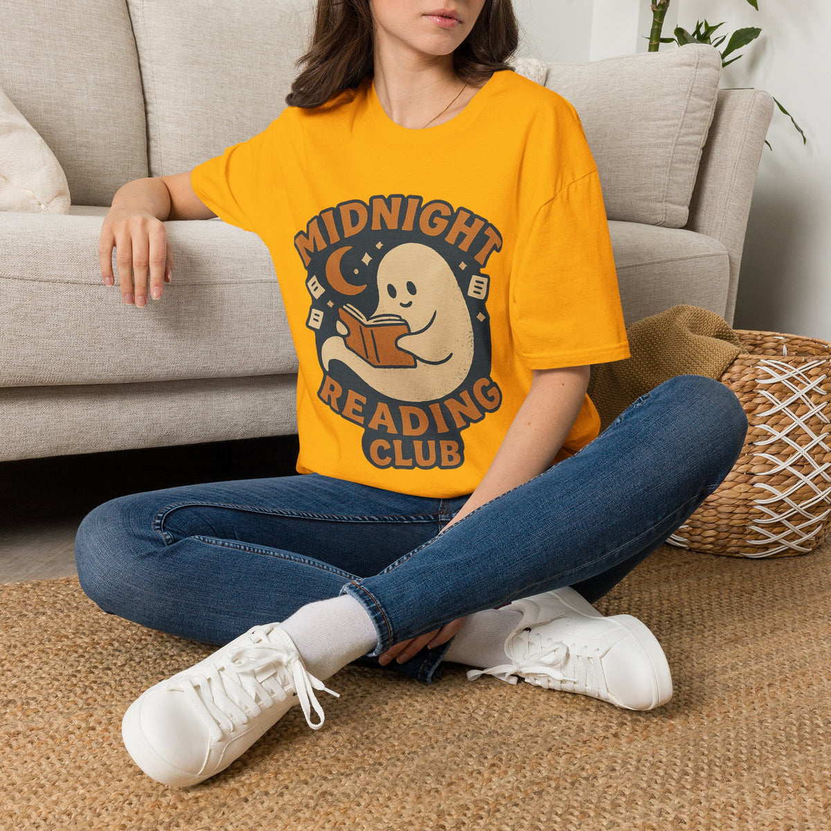 Midnight Reading Club T-Shirt — Cute Ghost Booklover Tee - Trending Now - August 2026