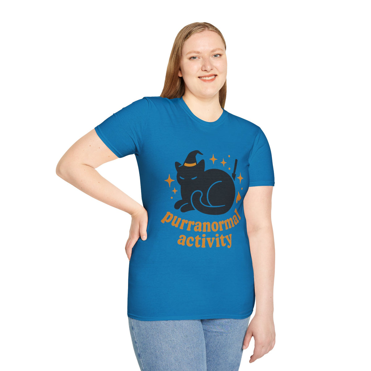 Paranormal Activity Circle T-Shirt — Cute Retro Ghost & Stars Tee - Trending Now - August 2026