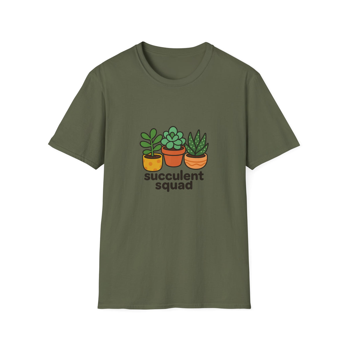 Succulent Trio T-Shirt — Cute Potted Plant Graphic Tee - Trending Now - August 2026
