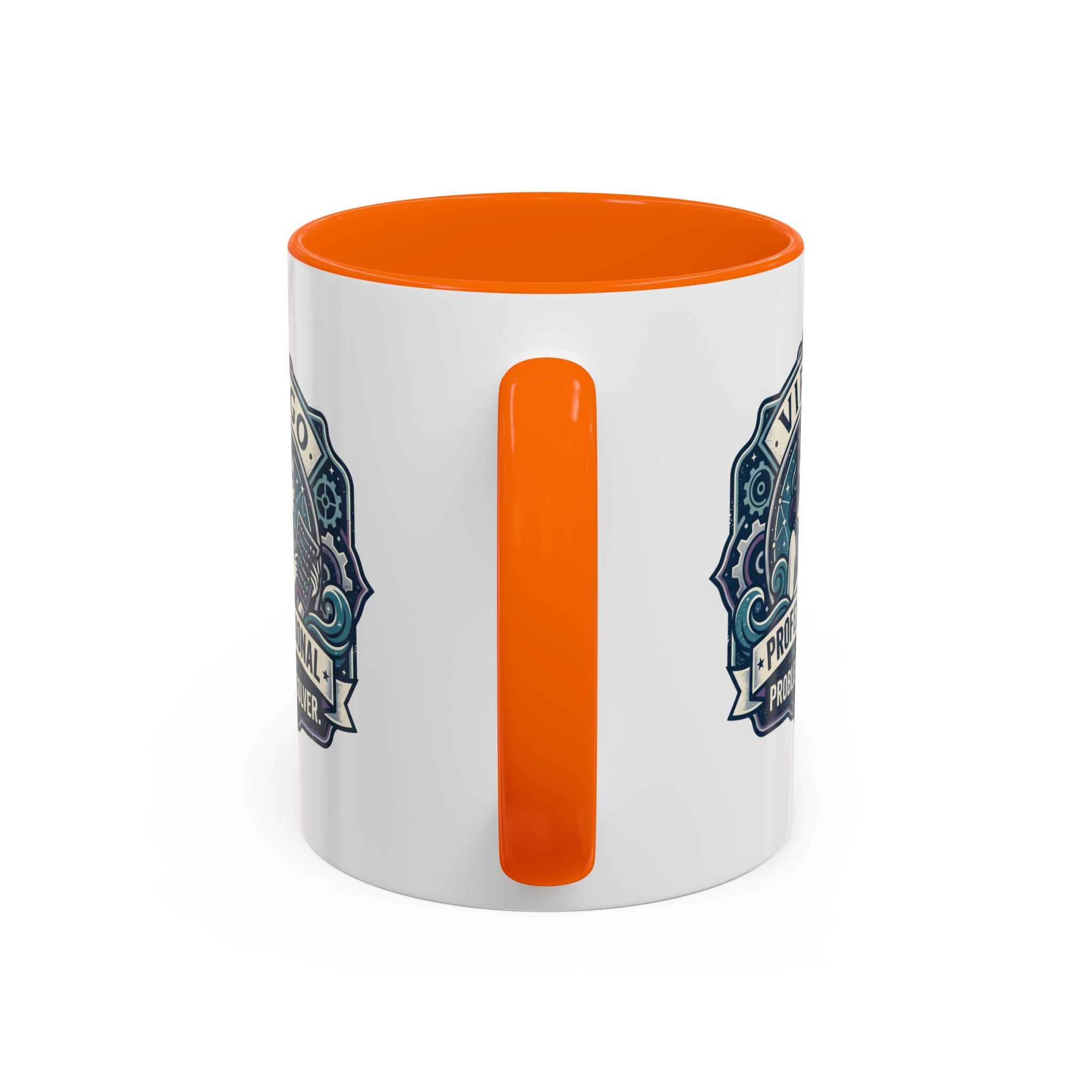 Virgo 'Professional Problem Solver' Accent Coffee Mug — Zodiac Astrology Gift