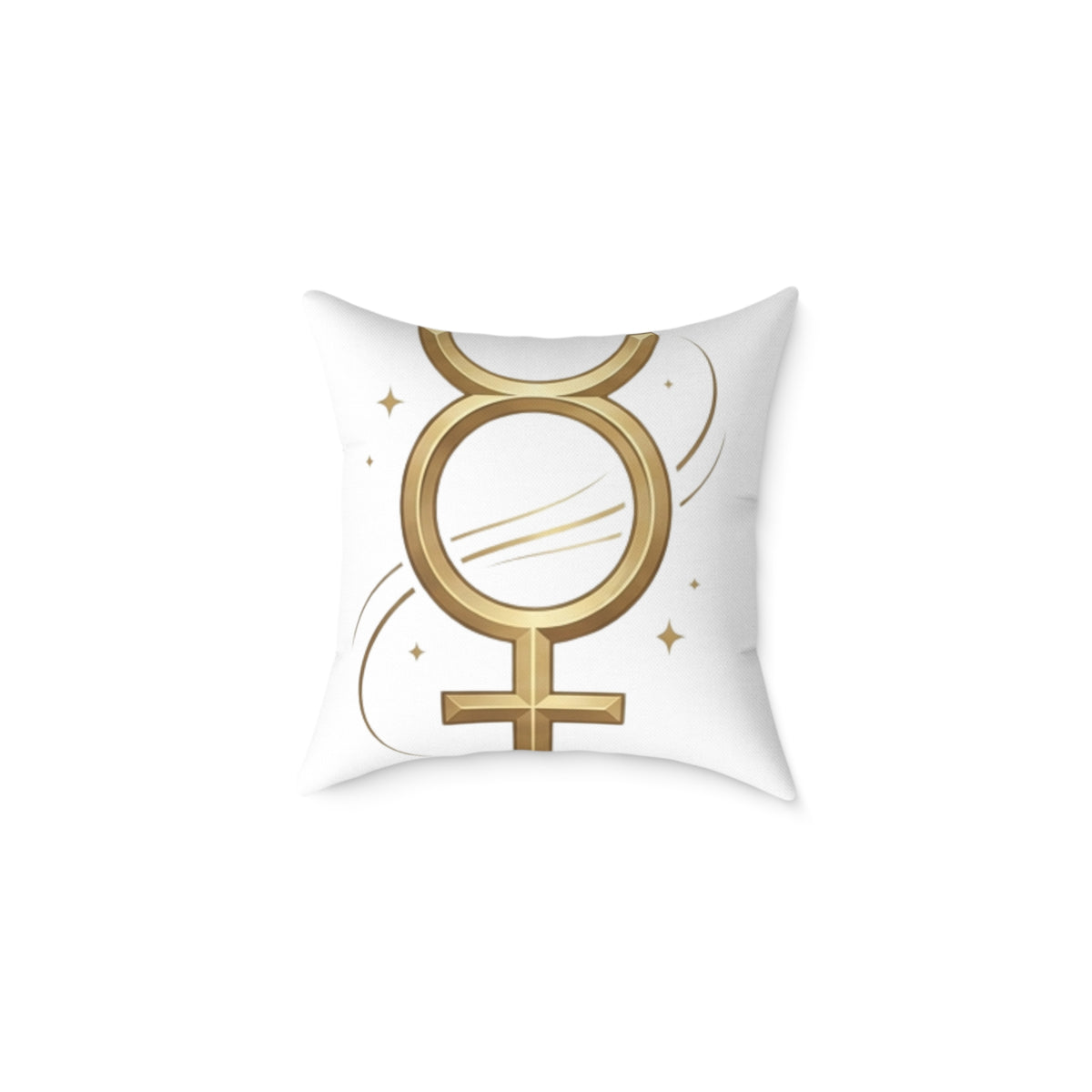 Astrological Virgo Zodiac Sign Square Poly Canvas Pillow