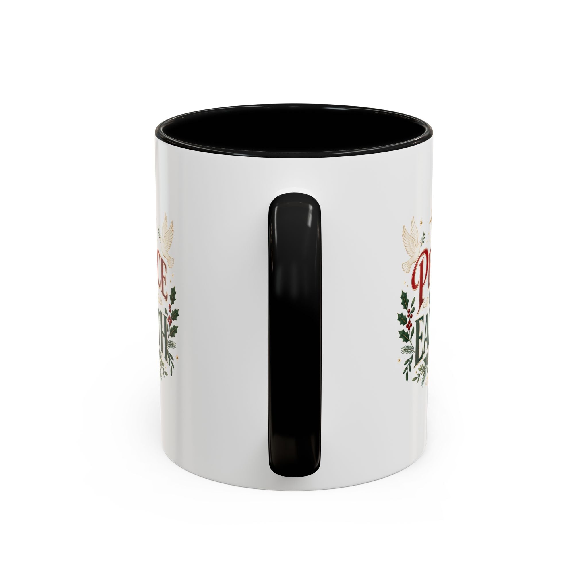 Peace on Earth Coffee Mug — Holiday Christmas Accent Mug
