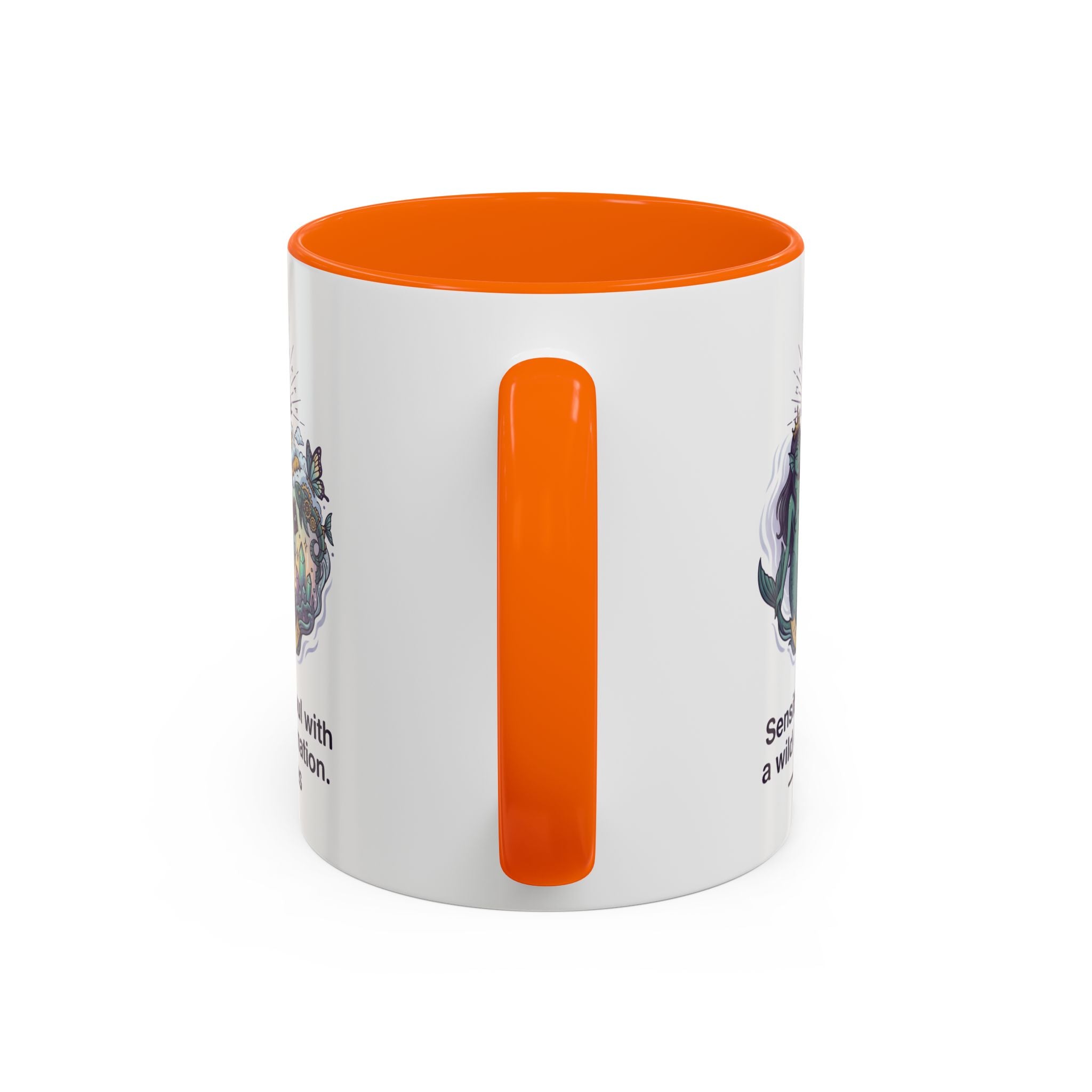 Pisces Coffee Mug — "Sensitive soul with a wild imagination" Astrological Zodiac Accent Mug
