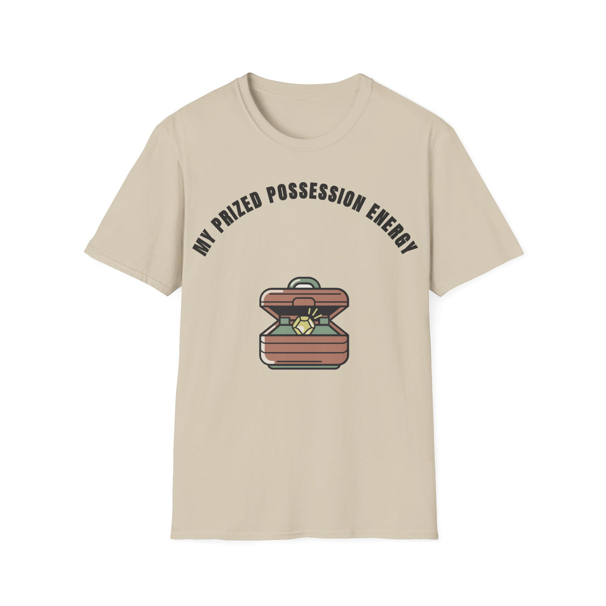 T-Shirt — Treasure Chest Graphic “My Prized Possession Energy” - Trending Now - September 2026