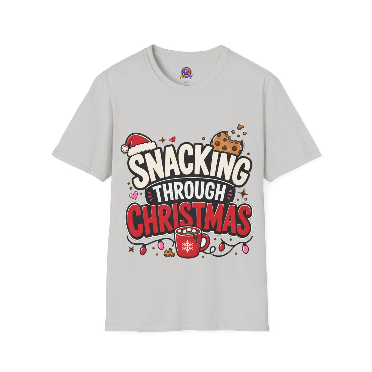 Snacking Through Christmas T-Shirt — Funny Holiday Cookie Tee