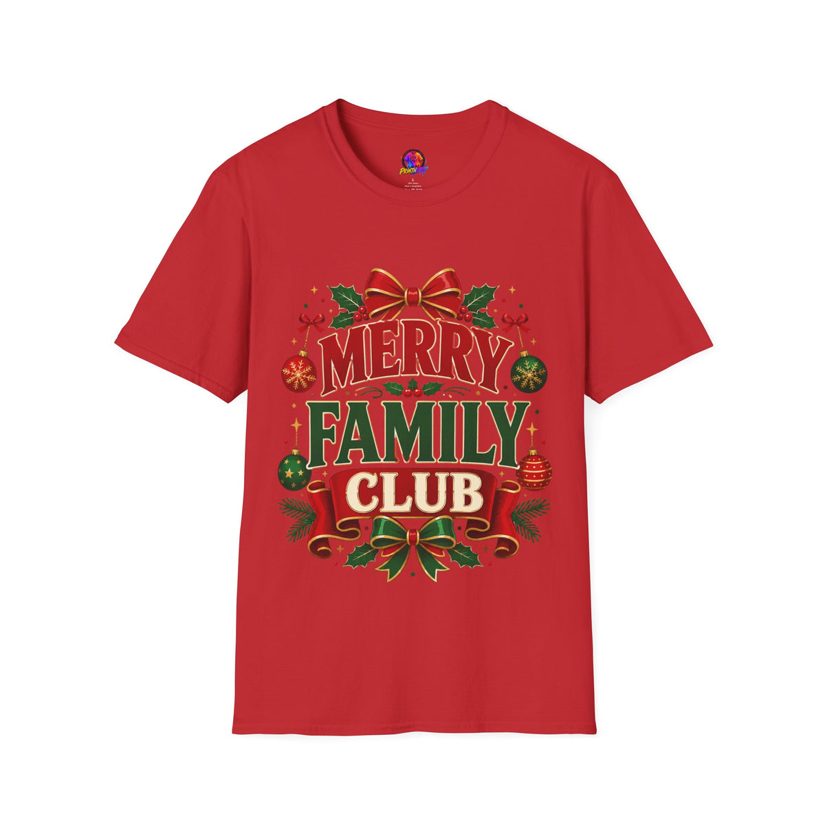 Merry Family Club Christmas T-Shirt
