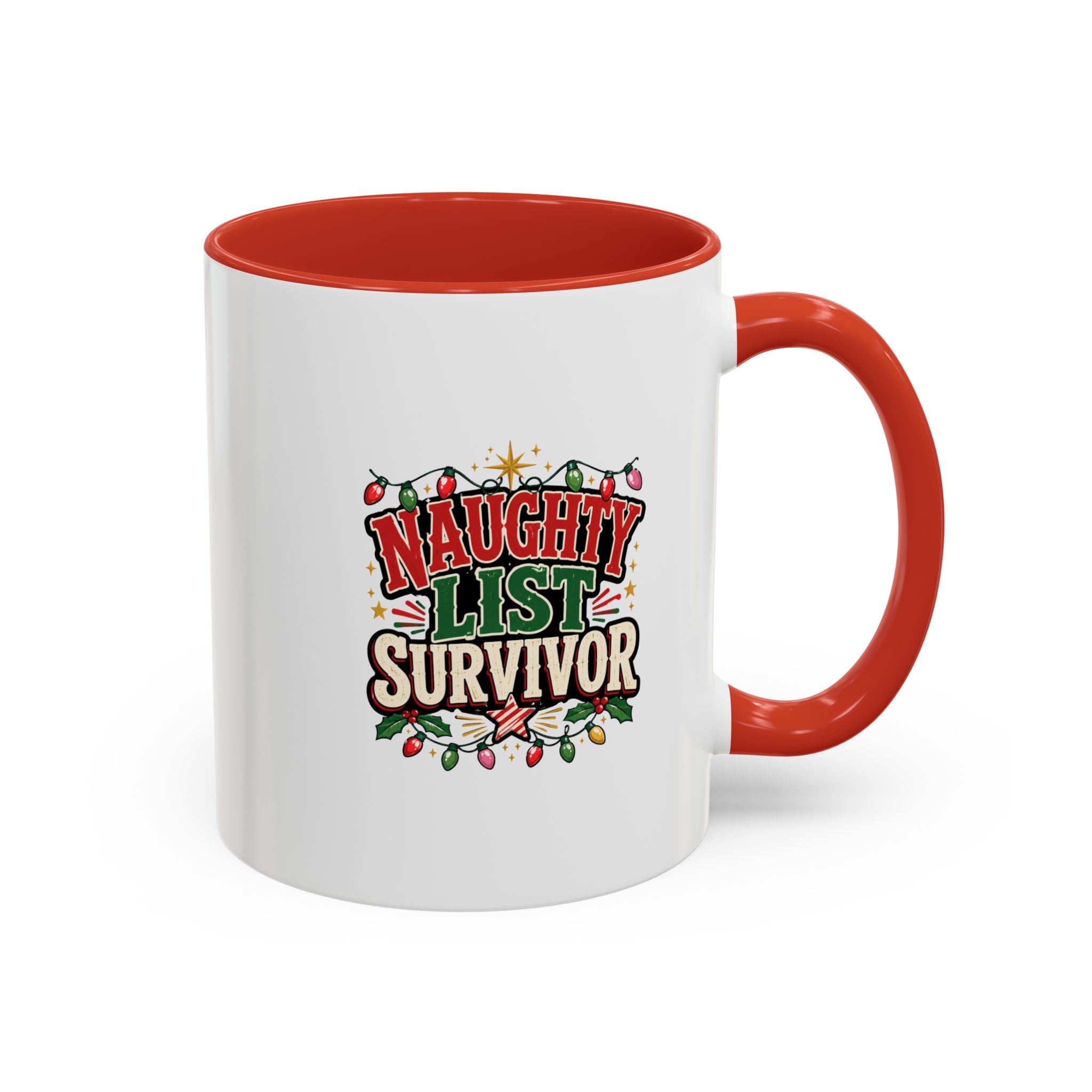 Accent Coffee Mug Naughty List Survivor