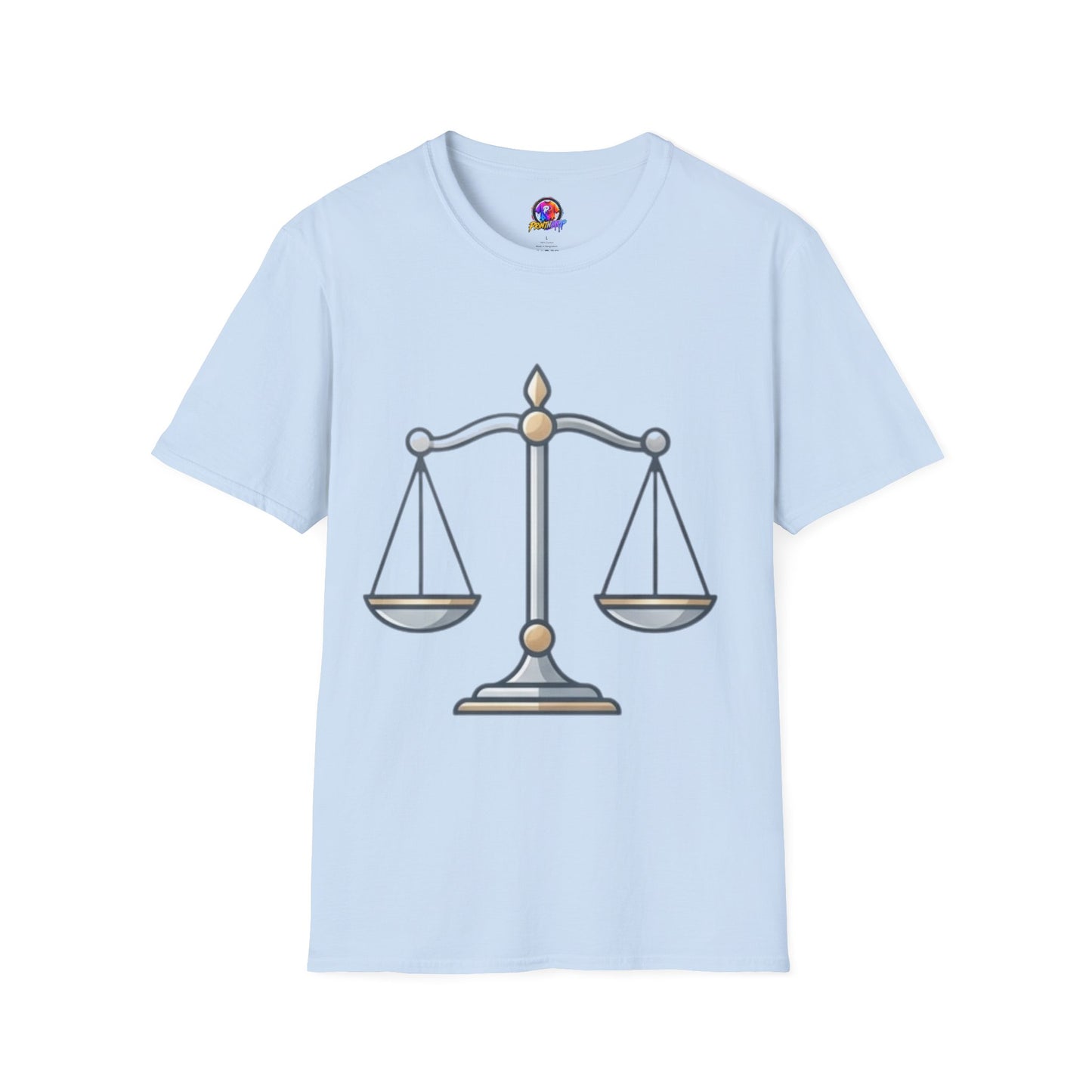 Libra Scales T-Shirt — Zodiac Balance Graphic Tee