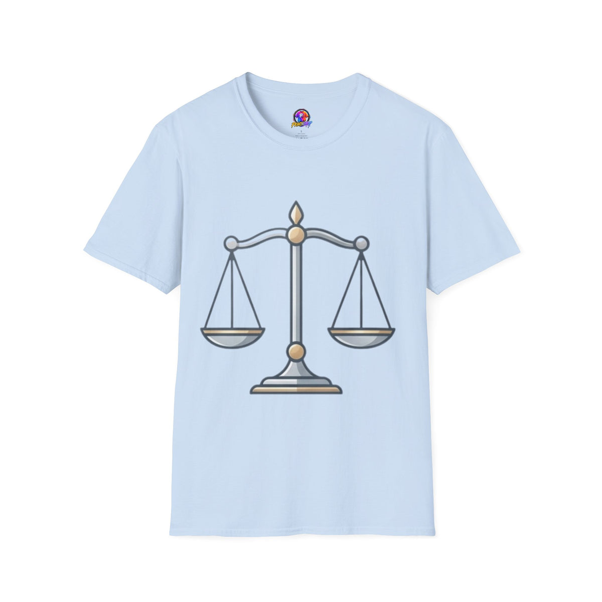 Libra Scales T-Shirt — Zodiac Balance Graphic Tee