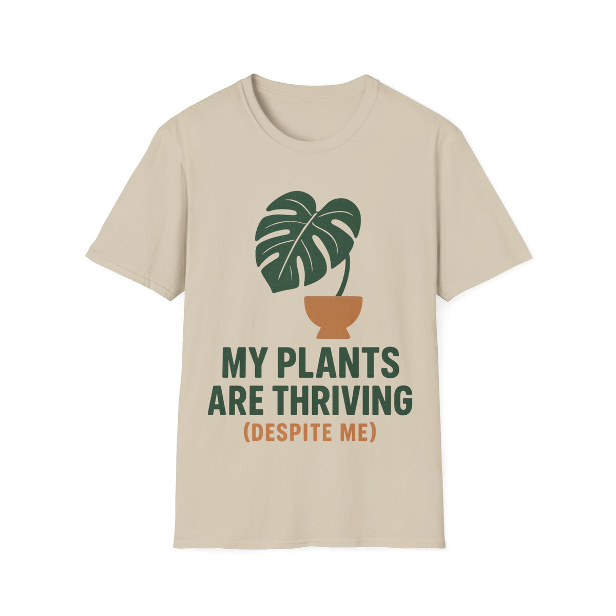 Plant Lover T-Shirt — 'My Plants Are Thriving, Therapy Not' Potted Monstera Tee - Trending Now - September 2026