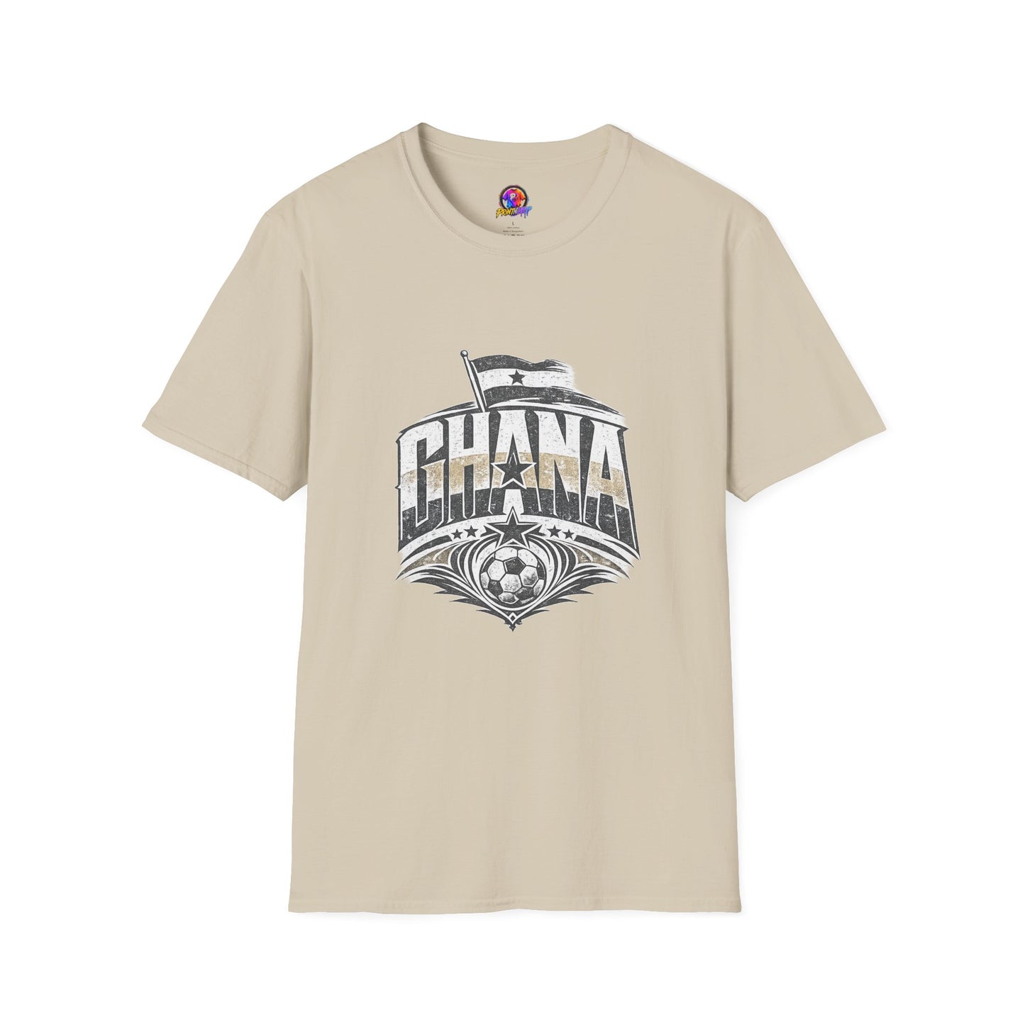 Ghana Vintage Flag T-Shirt — Retro Ghana Pride Graphic Tee