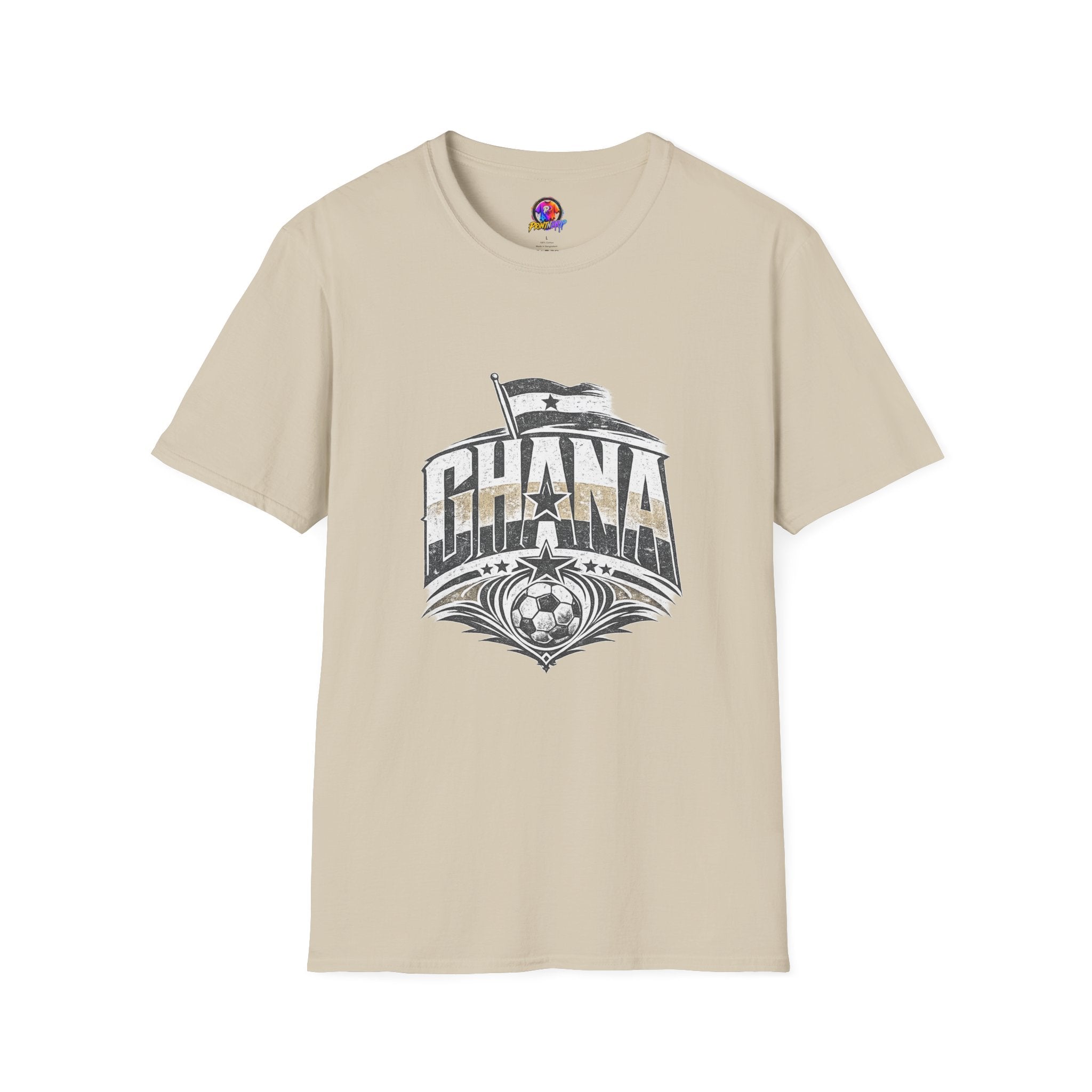 Ghana Vintage Flag T-Shirt — Retro Ghana Pride Graphic Tee