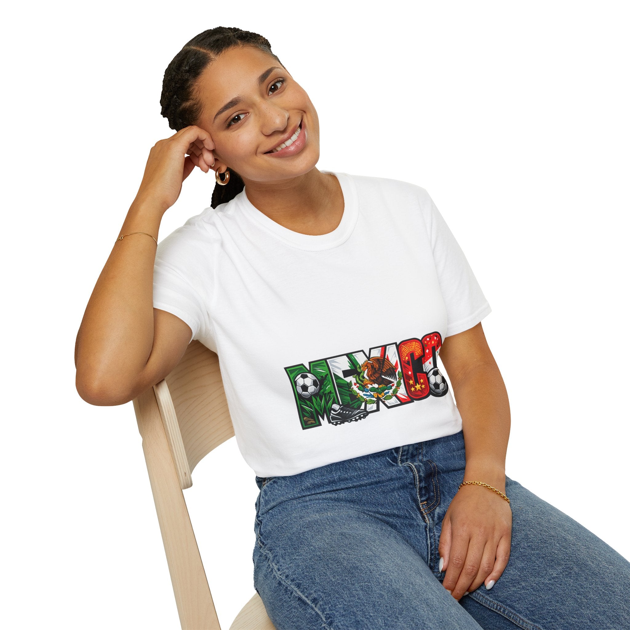 Mexico Soccer T-Shirt — Mexican Flag Football Pride Tee