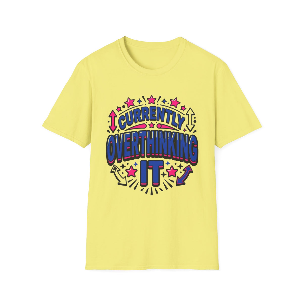 Currently Celebrating T-Shirt — Retro Neon Festival Graphic Tee - Trending Now - August 2026