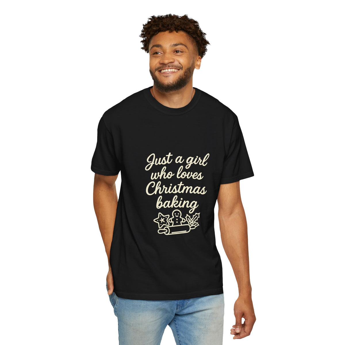 Christmas Baking T-Shirt — "Just a Girl Who Loves Christmas Baking" Holiday Tee- Trending Now - October 2026