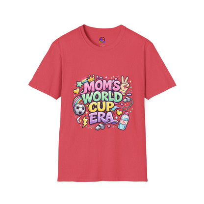 Girls Kids Mom's World Cup Era T‑Shirt — Playful Soccer Mom Tee