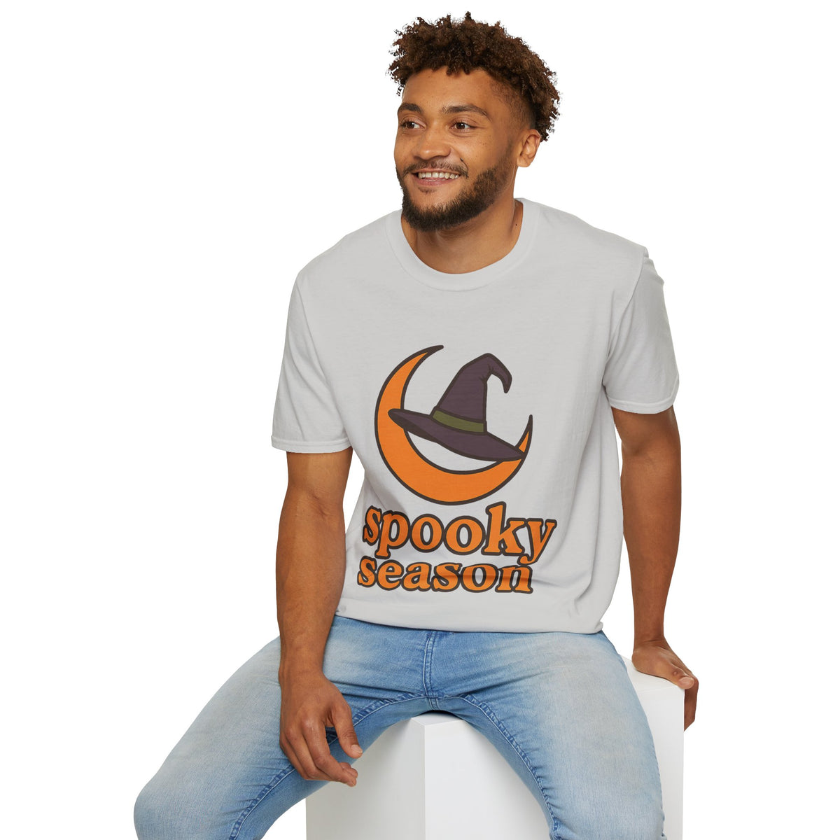 Spooky Season T-Shirt — Witch Hat & Moon Halloween Tee - Trending Now - August 2026