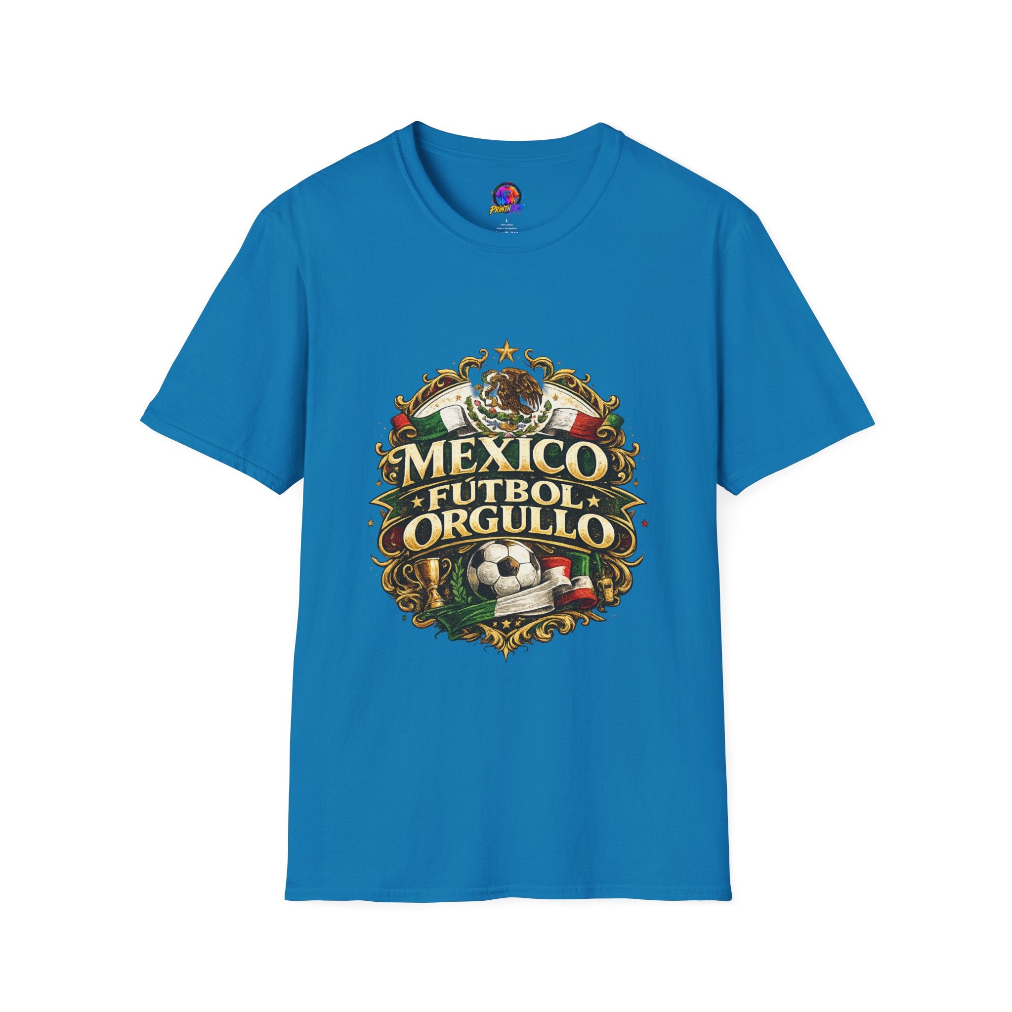 Mexico Fútbol Orgullo T-Shirt — Mexican Soccer Pride Graphic Tee