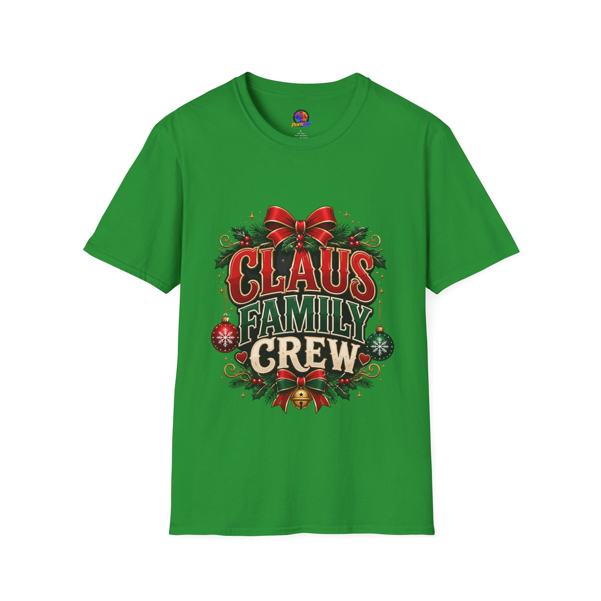Claus Family Crew T-Shirt — Festive Christmas Holiday Tee