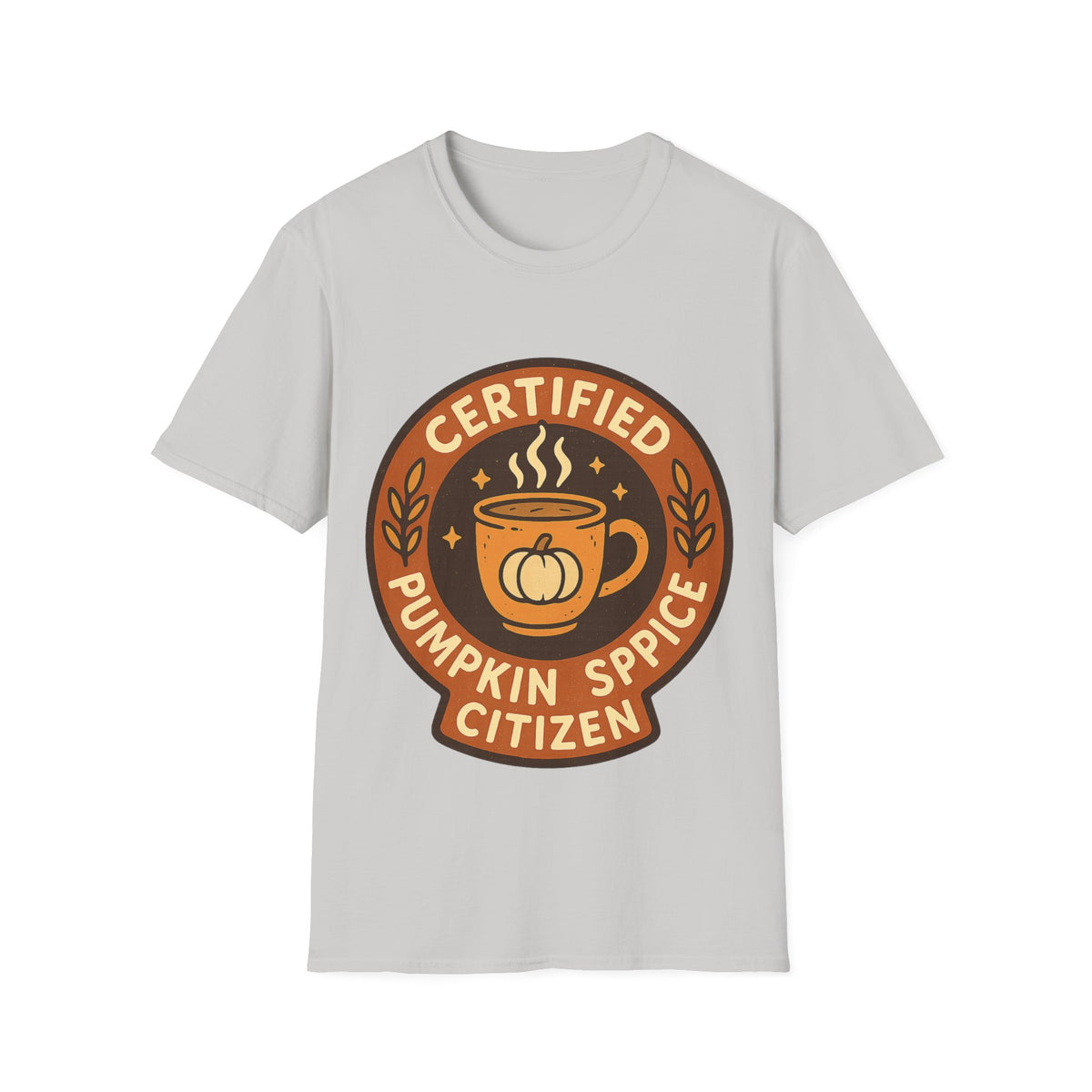 Certified Pumpkin Spice Citizen Badge T-Shirt, Retro Fall Season Coffee Mug Tee - Trending Now - September 2026