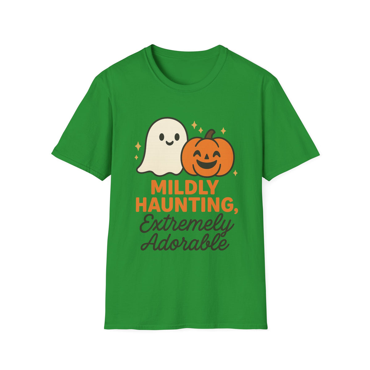 Mildly Haunting Extremely Adorable Ghost T-Shirt, Cute Halloween Pumpkin Tee - Trending Now - September 2026