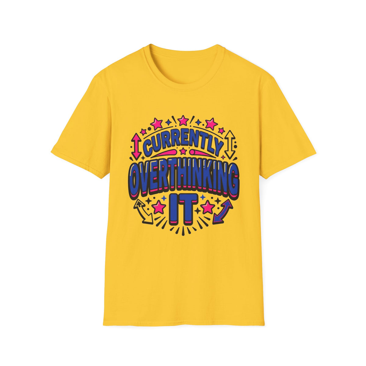 Currently Celebrating T-Shirt — Retro Neon Festival Graphic Tee - Trending Now - August 2026