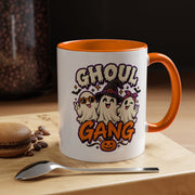 Ghoul Gang Coffee Mug — Cute Halloween Ghosts Accent Mug (11/15oz)