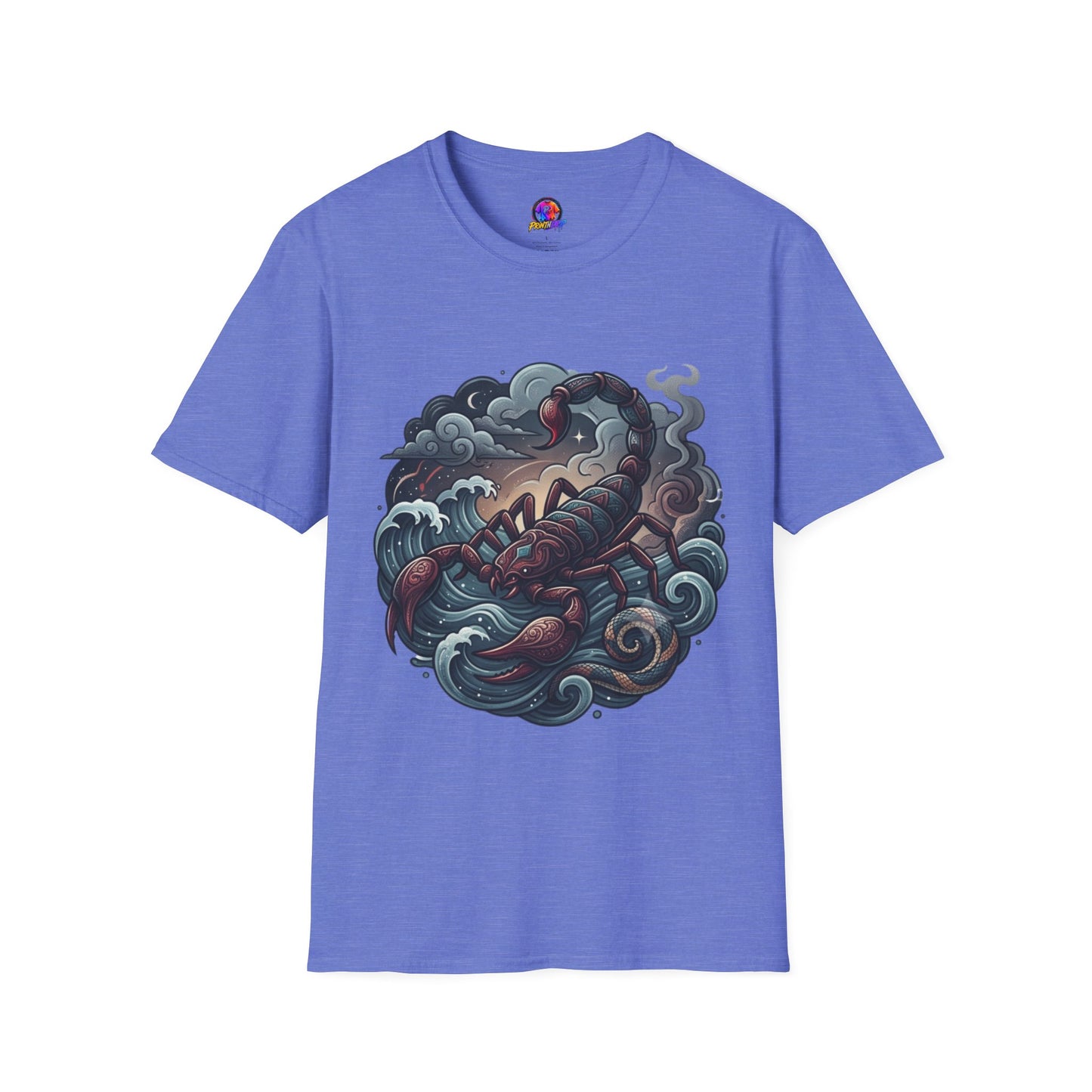 Scorpion Wave T-Shirt — Nautical Tattoo-Inspired Sea Scorpion Design