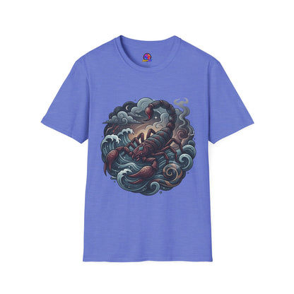 Scorpion Wave T-Shirt — Nautical Tattoo-Inspired Sea Scorpion Design
