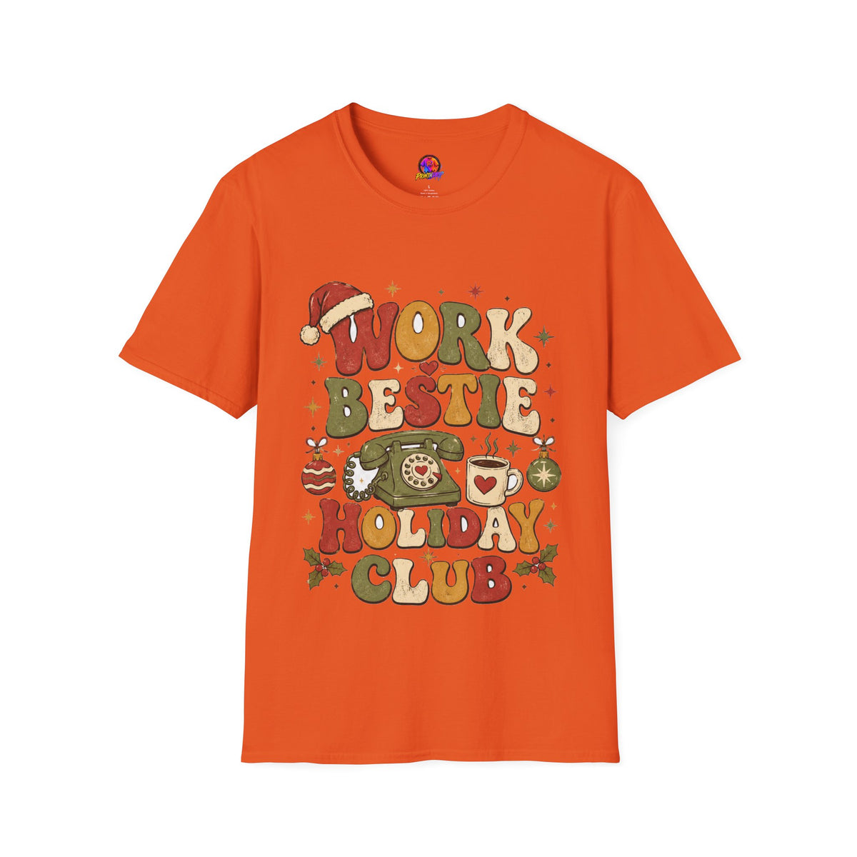 Work Bestie Holiday Club T-Shirt